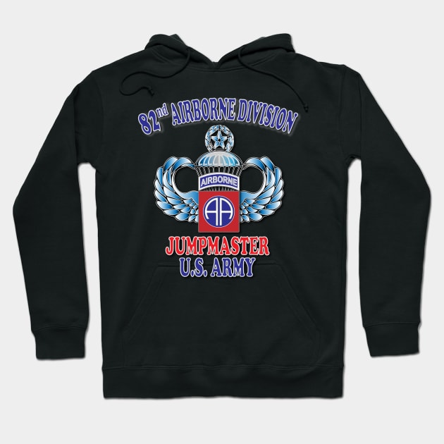 82nd Airborne Jumpmaster- Master Jump Wings Hoodie by Relaxed Lifestyle Products